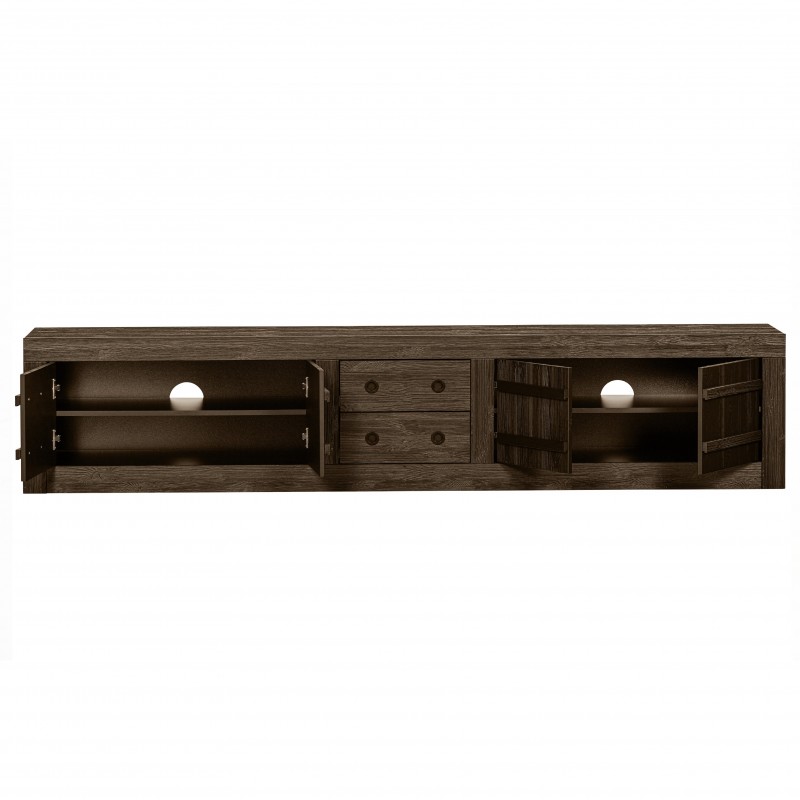 KAO TV UNIT BRUSHED PINE BROWN - CABINETS, SHELVES